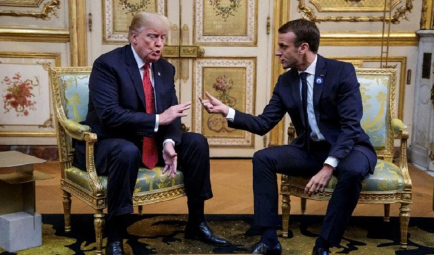 Trump ile Macron arasında soğuk rüzgarlar!