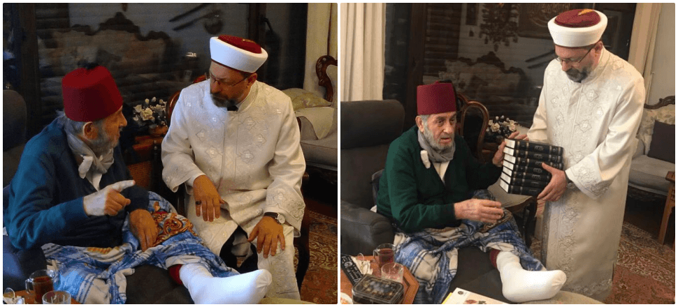 Diyanet İşleri Başkanı'nın ziyareti tepki çekti!