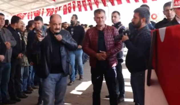 Silah arkadaşları şehidimize böyle veda etti...