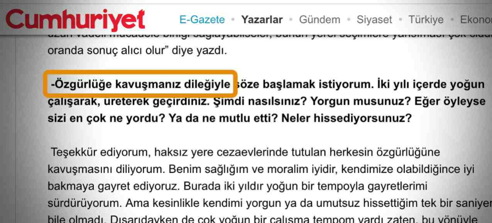 PKK yanaşması Selahattin Demirtaş'a özgürlük dilediler