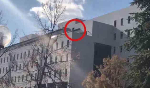 TBMM'de bir kişi intihar girişiminde bulunuyor!