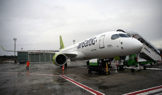 Airbus'un yeni uçağı A220 İstanbul'da...