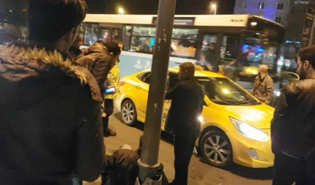 Taksiciden Iraklı turiste taksimetre dayağı!