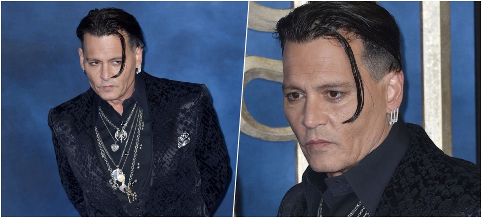 Johnny Depp geçip giden yıllardan nasibini aldı...