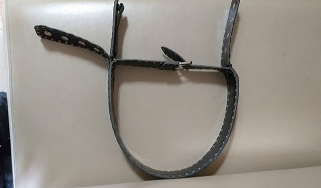 Kemer diye beline taktığı aletle soygun yaptı!