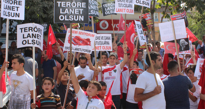 Muş'ta teröre lanet mitingi!