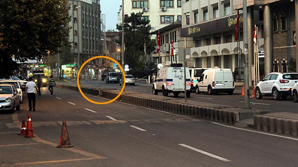 Diyarbakır Sur'da şüpheli kamyonet alarmı!