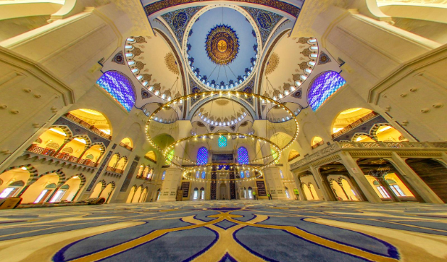 Çamlıca Camii'nin içi ilk defa görüntülendi!