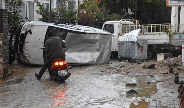 Sağanak, Bodrum'u bu hale getirdi!