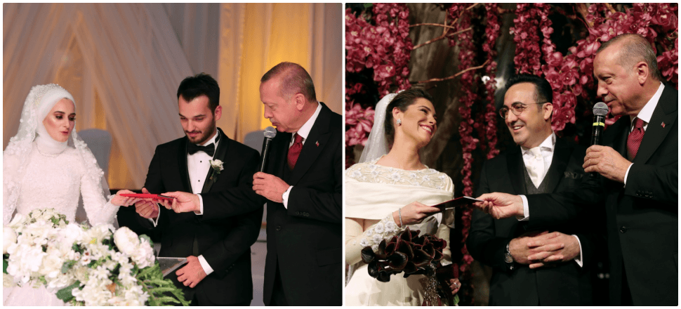 Erdoğan, İlker Aycı ve Bilge Betül Suver'in şahitliğini yaptı!