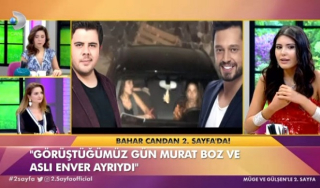 Bahar Candan, Murat Boz'la olaylı gecesini anlattı