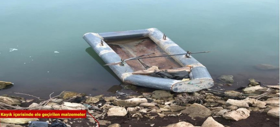 O kentte PKK'nın teneke botu bulundu!