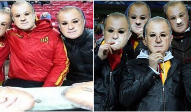 Fatih Terim'e maskeli destek!
