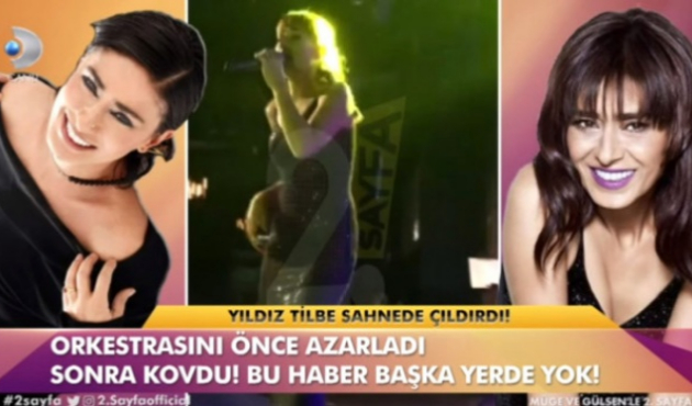 Yıldız Tilbe konserinde olay çıkardı!