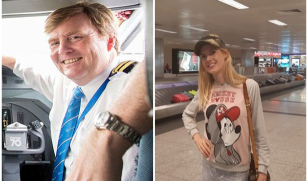 Hollanda kralı Wilma Elles'in pilotu oldu!