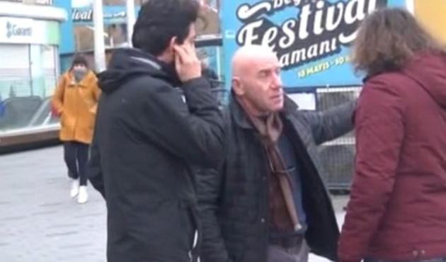 Taksim'in ortasında genç kıza ahlaksız teklif!