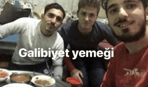 İşte Abdülkadir'in galibiyet yemeği!