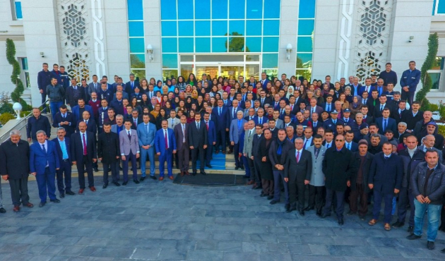 Belediye çalışanlarından Gürkan’a coşkulu karşılama