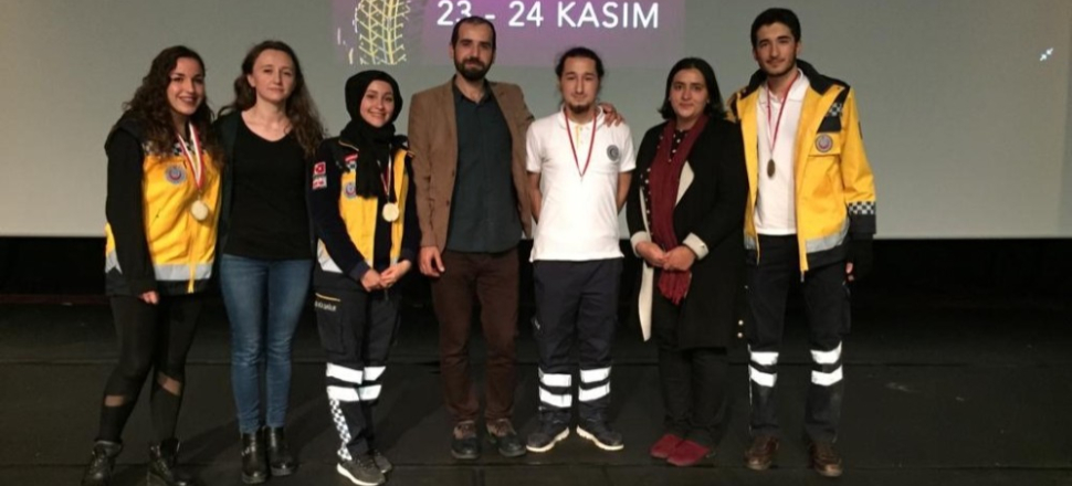 Termal MYO "ambulans rallisi"nde birinci oldu