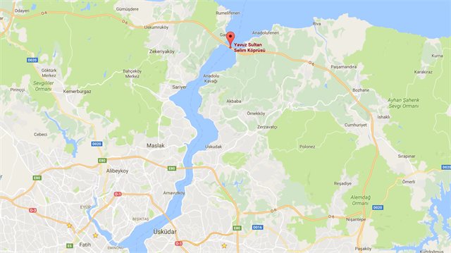 3. Köprü haritalara eklendi