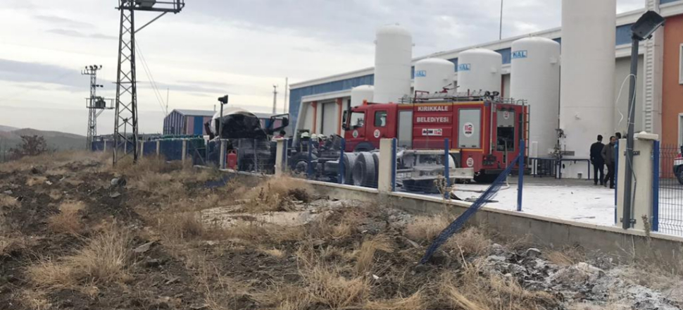 Kırıkkale'de gaz dolum tesisinde patlama meydana geldi!