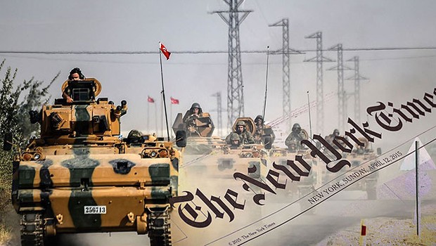 NY Times'tan skandal başlık! Cerablus operasyonu için ''istila'' dediler, tepki gelince çark ettiler