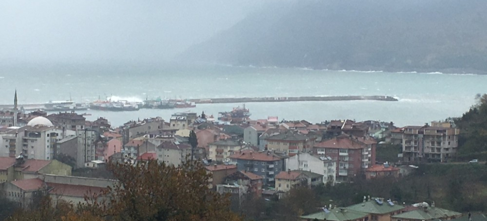 Bartın Amasra’da fırtına hayatı olumsuz etkiledi