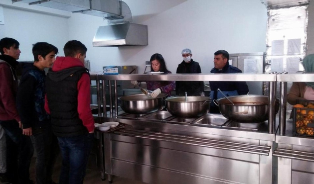 Diyarbakır Lice’de okul yemekhanelerinde sıkı denetim