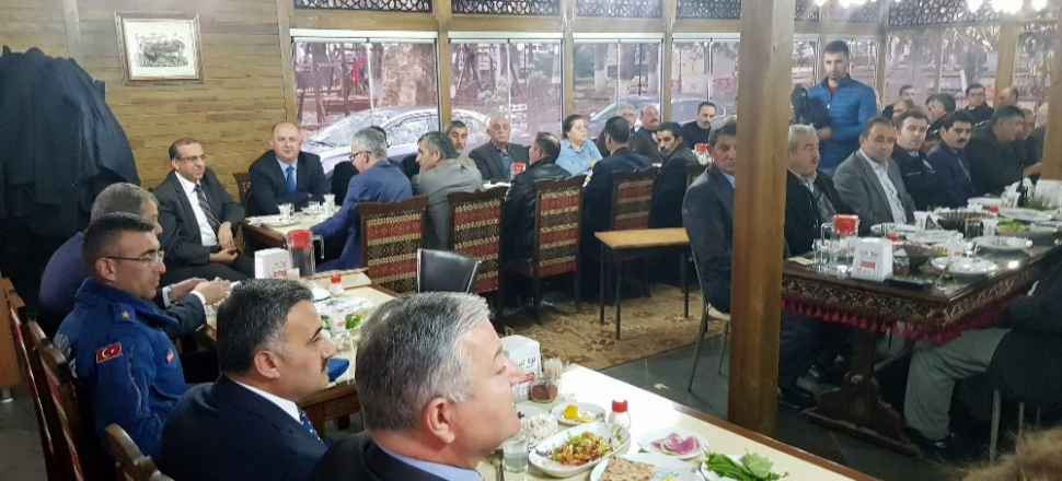 Kayseri Develi’de muhtarlar toplantısı yapıldı