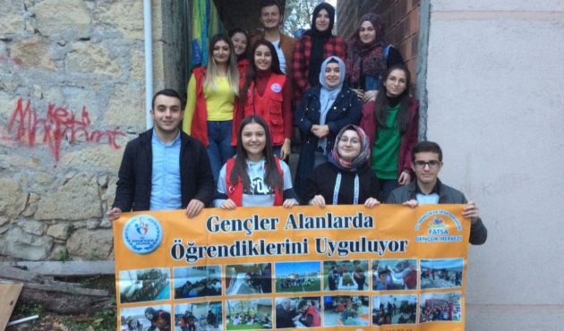 Ordu, Fatsa Gençlik Merkezinden sosyal sorumluluk projesi