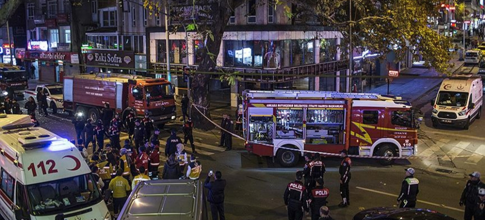 Ankara'da doğalgaz patlaması...