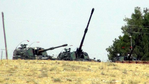 Birecik'te de namlular Cerablus'a çevrildi