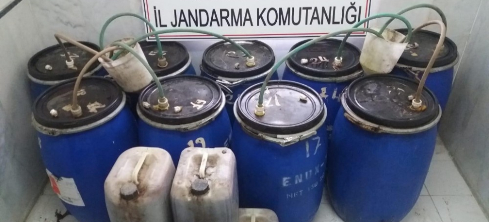 Aydın’da 1174 litre kaçak içki ele geçirildi