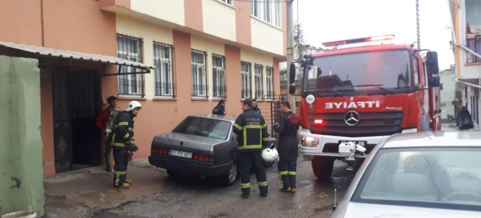 İkamet yangını paniğe neden oldu