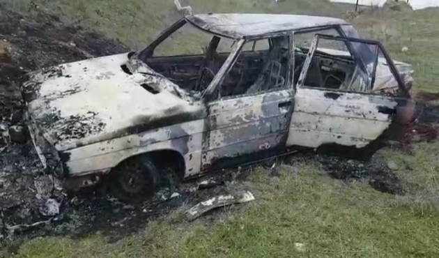 Otomobil küle dönmüş halde bulundu
