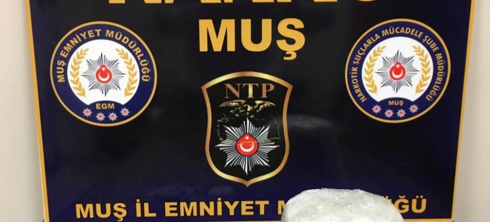 Muş’ta uyuşturucu operasyon