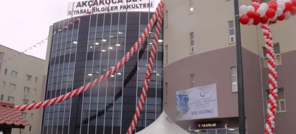 Akçakoca Bey Siyasal Bilgiler Fakültesi açıldı