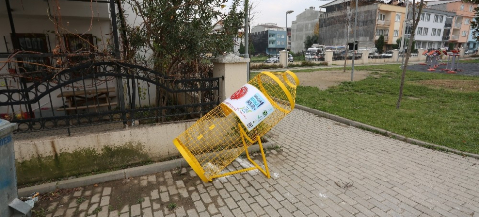 Gursu’da pet şişe kafesleri oluşturuldu