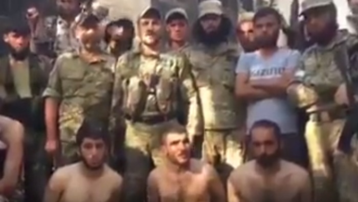 İşte ÖSO'nun Amerne'de esir aldığı YPG'liler (VİDEO)