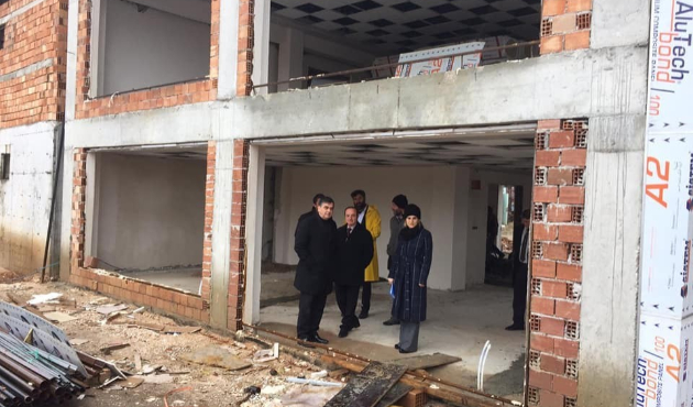 Pazaryeri Gençlik Merkezi inşaatı devam ediyor