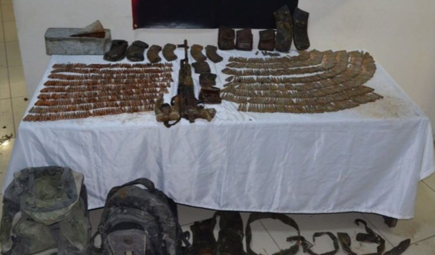 Van'da PKK'ya ait silah ve mühimmat ele geçirildi!