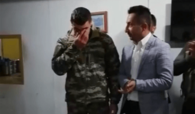 Üs bölgesinde sürpriz doğum günü kutlaması!