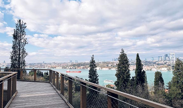 Boğaz manzaralı millet bahçesi bugün açılıyor!