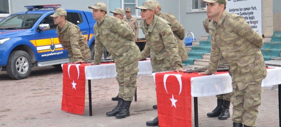 Göreve yeni başlayan 7 korucu için yemin töreni düzenlendi