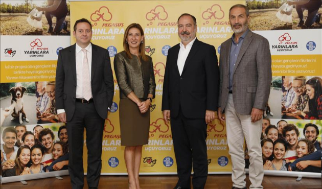 Pegasus'un "Yarınlara Uçuyoruz Projesi"ne ödül
