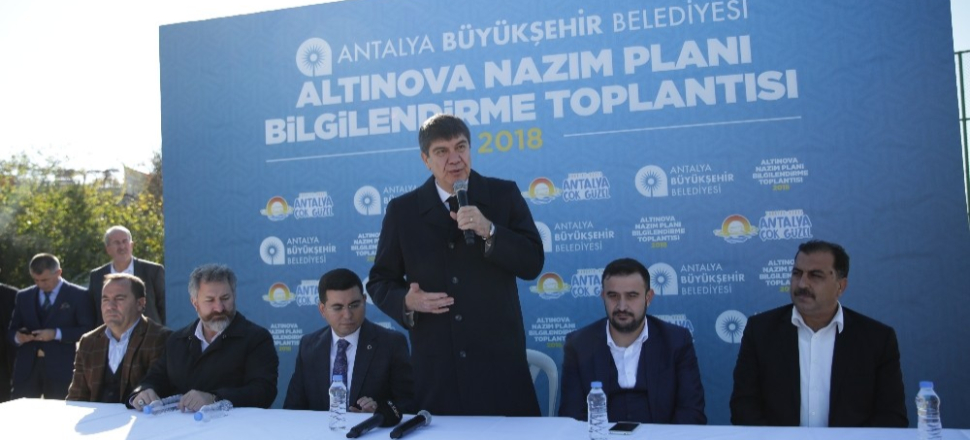 Türel’den Altınova’ya müjdeli haber