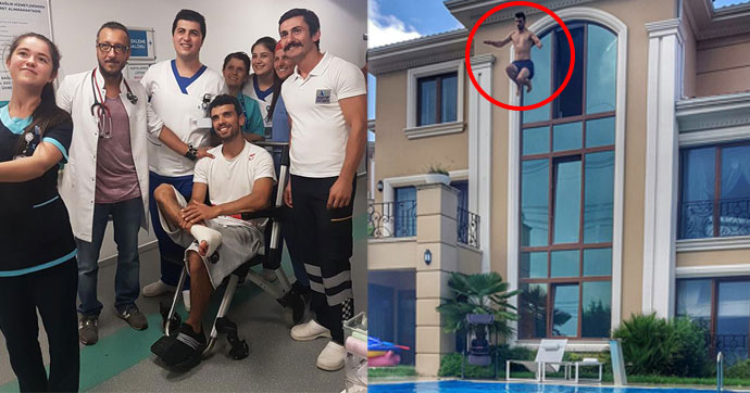 Kenan Sofuoğlu hastanelik oldu: 3. kattan atladı!