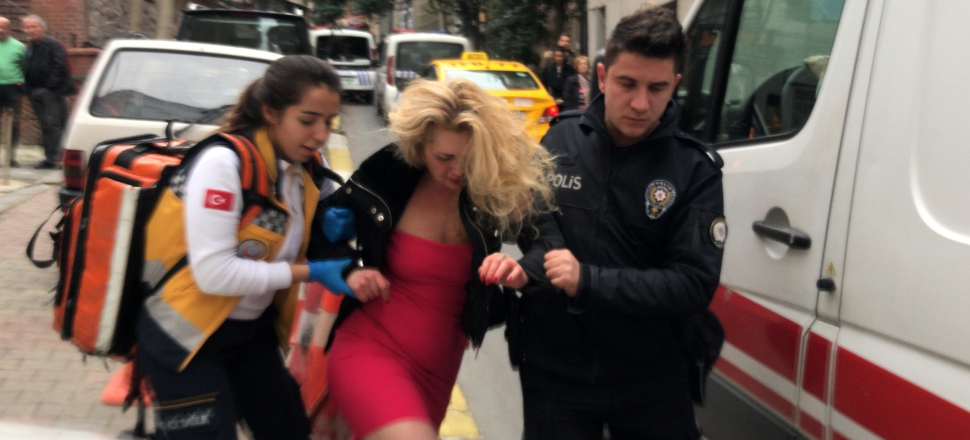 Rus kadına Nişantaşı'nda meydan dayağı!