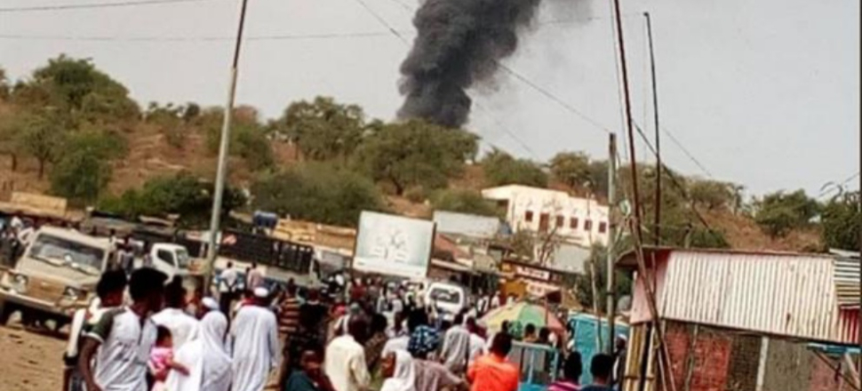 Sudan'ın doğusunda uçak düştü!