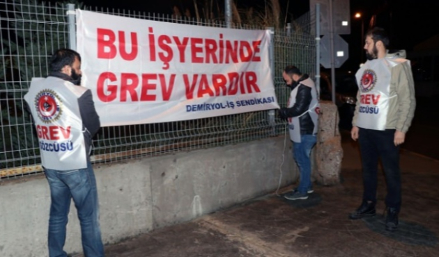 İZBAN işçileri greve başladı!